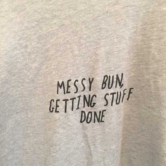 cute gray top!! - Picture 2 of 2